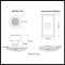 Product Specs for Emtek 8121 Belmont Knob with Rectangular Rosette