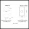 Product Specs for Emtek 8121 Hampton Knob with Rectangular Rosette