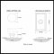Product Specs for Emtek 8121 Lowell Crystal Knob with Rectangular Rosette
