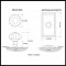 Product Specs for Emtek 8121 Melon Knob with Rectangular Rosette