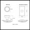 Product Specs for Emtek 8121 Rope Knob with Rectangular Rosette
