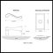 Product Specs for Emtek 8121 Rope Lever with Rectangular Rosette