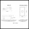 Product Specs for Emtek 8121 Rustic Lever with Rectangular Rosette