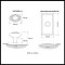 Product Specs for Emtek 8121 Victoria Knob with Rectangular Rosette