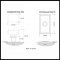 Product Specs for Emtek 8121 Windsor Crystal Knob with Rectangular Rosette