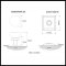 Product Specs for Emtek 8131 Georgetown Knob with Quincy Rosette