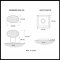 Product Specs for Emtek 8131 Hammered Egg Knob with Quincy Rosette