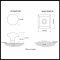 Product Specs for Emtek 8131 Ice White Knob with Quincy Rosette