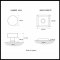 Product Specs for Emtek 8131 Laurent Knob with Quincy Rosette