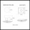 Product Specs for Emtek 8131 Modern Disc Crystal Knob with Quincy Rosette
