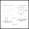 Product Specs for Emtek 8131 Modern Square Crystal Knob with Quincy Rosette