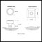Product Specs for Emtek 8131 Norwich Knob with Quincy Rosette
