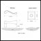 Product Specs for Emtek 8131 Rope Lever with Quincy Rosette