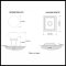 Product Specs for Emtek 8161 Georgetown Knob with Wilshire Rosette
