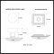 Product Specs for Emtek 8161 Modern Disc Crystal Knob with Wilshire Rosette