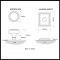 Product Specs for Emtek 8161 Norwich Knob with Wilshire Rosette