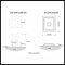 Product Specs for Emtek 8161 Old Town Clear Knob with Wilshire Rosette