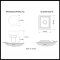 Product Specs for Emtek 8161 Providence Crystal Knob with Wilshire Rosette