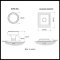 Product Specs for Emtek 8161 Rope Knob with Wilshire Rosette