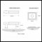 Product Specs for Emtek 8161 T-Bar Faceted Lever with Wilshire Rosette