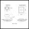 Product Specs for Emtek 8161 Victoria Knob with Wilshire Rosette