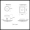 Product Specs for Emtek 8161 Waverly Knob with Wilshire Rosette