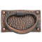Detailed Image of Emtek 86041 Hammered Oval Pull