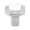 Emtek #86612 Hollywood Regency Collection, Riviera Square Cabinet Knob, Polished Chrome (US26) Finish
