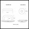 Product Specs for Emtek S10002 Stainless Steel Cologne Lever with Disk Rosette