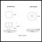 Product Specs for Emtek S10002 Stainless Steel Octagon Knob with Disk Rosette