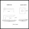 Product Specs for Emtek S10003 Stainless Steel Hermes Lever with Square Rosette