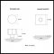 Product Specs for Emtek S10002 Stainless Steel Octagon Knob with Square Rosette