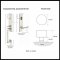 Product Specs for EMS40101RNK Stainless Steel Davos Entry Set with Round Knob