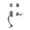 Franklin Entry Set in Pewter Finish