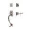 Franklin Entry Set in Polished Nickel Finish with Merrimack Lever