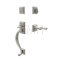 Franklin Entry Set in Satin Nickel