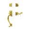 Franklin Empowered Entry Set in Polished Brass