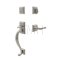Franklin Entry Set in Pewter Finish