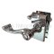 Emtek 5021RL Rectangular Rosette with Rope Lever, Dummy US26