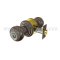 Emtek 5100W Keyed In Knob with Waverly Knob, Entry US15A