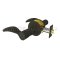 Emtek 5102D Keyed In Lever #2 Rosette with Durango Lever, Entry MB