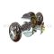 Emtek 5108E Keyed In Knob with Egg Knob, Entry US26