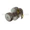 Emtek #8 Rosette with Providence Knob Entry Function in US15A