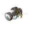 Emtek #8 Rosette with Providence Knob Entry Function in US26
