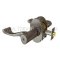 Emtek 5108RL Keyed In Lever with Rope Lever, Entry US15A