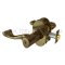 Emtek 5108RL Keyed In Lever with Rope Lever, Entry US7