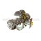Emtek 5108W Keyed In Knob with Waverly Knob, Entry US14