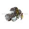 Emtek 5108W Keyed In Knob with Waverly Knob, Entry US26