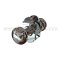 Emtek #8 Rosette with Providence Knob Dummy Function in US26