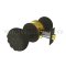 Emtek 54012PT Key In Knob w/ Petal Knob, Entry MB